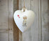 Goldendoodle Ceramic Heart Bauble